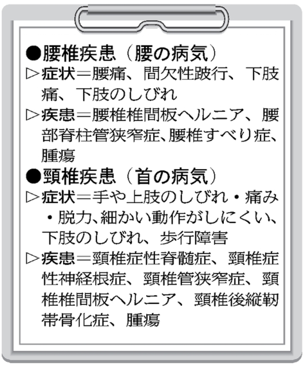 健康講座 腰痛 手足のしびれ注意 中高年に多い脊椎 脊髄の病気 河北新報オンラインニュース Online News