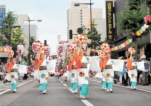 山形 花笠まつりが中止 河北新報オンラインニュース Online News