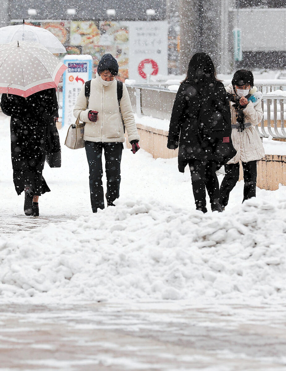 東北地方 大雪で交通かく乱 河北新報オンラインニュース Online News