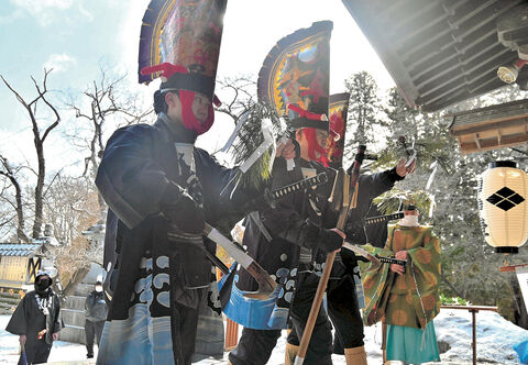 八戸えんぶり静かに代替神事 祭神に中止伝える 河北新報オンラインニュース Online News