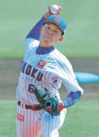 東北楽天 首位に並ぶ 西口がプロ初勝利 河北新報オンラインニュース Online News