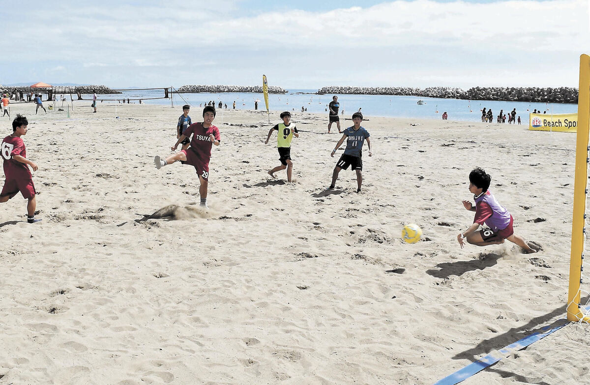 ビーチスポーツ楽しむ場に 気仙沼の小泉海岸 通年利用目指す 河北新報オンラインニュース Online News