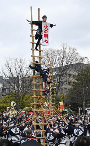 仙台消防はしご乗り ２年連続中止 自粛で十分な練習できず 河北新報オンラインニュース Online News