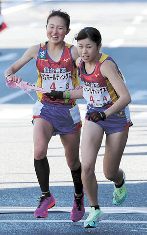 仙台育英女子ｖ ３区山中 けが克服し区間賞 全国高校駅伝 河北新報オンラインニュース Online News