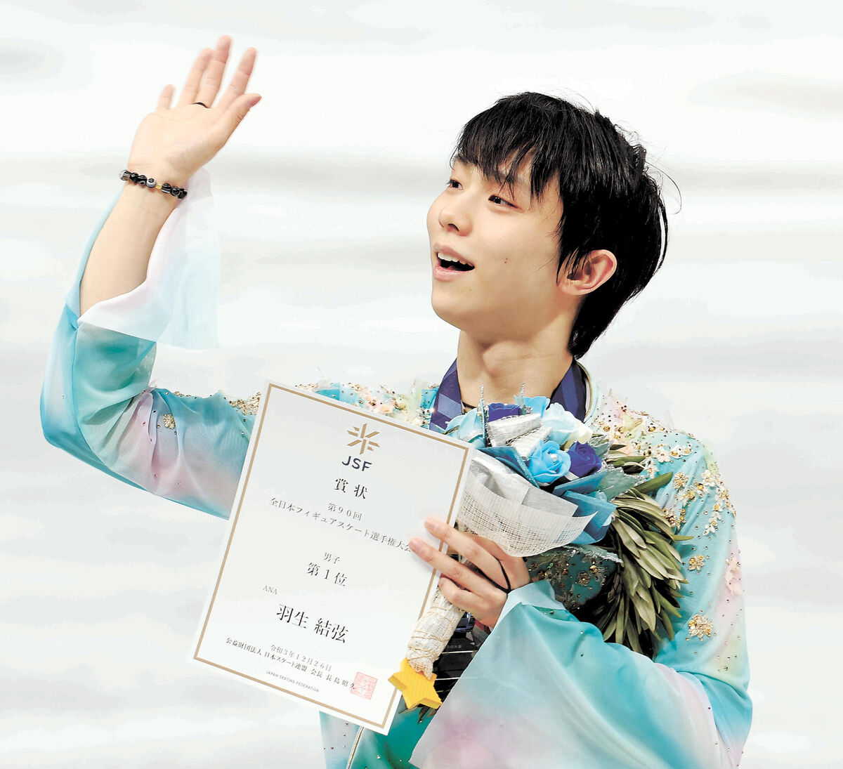 羽生結弦「出るからには勝つ。４回転半で」 北京五輪代表決める | 河北