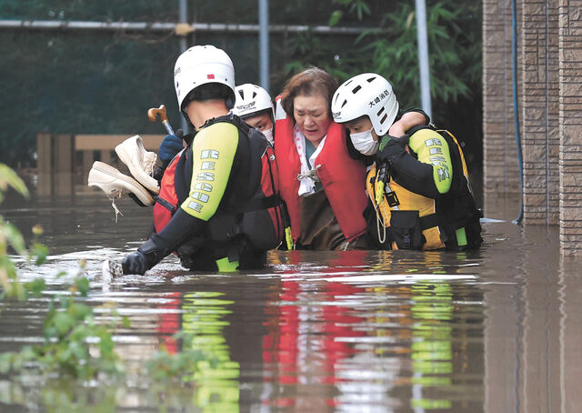宮城で記録的大雨 氾濫、土砂崩れ相次ぐ 一時５１万人に避難指示など - 河北新報オンライン