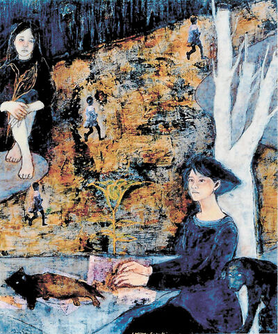 新現美術協会展20日から 石巻の洋画家鈴木さん、二紀展発表作を出品 県