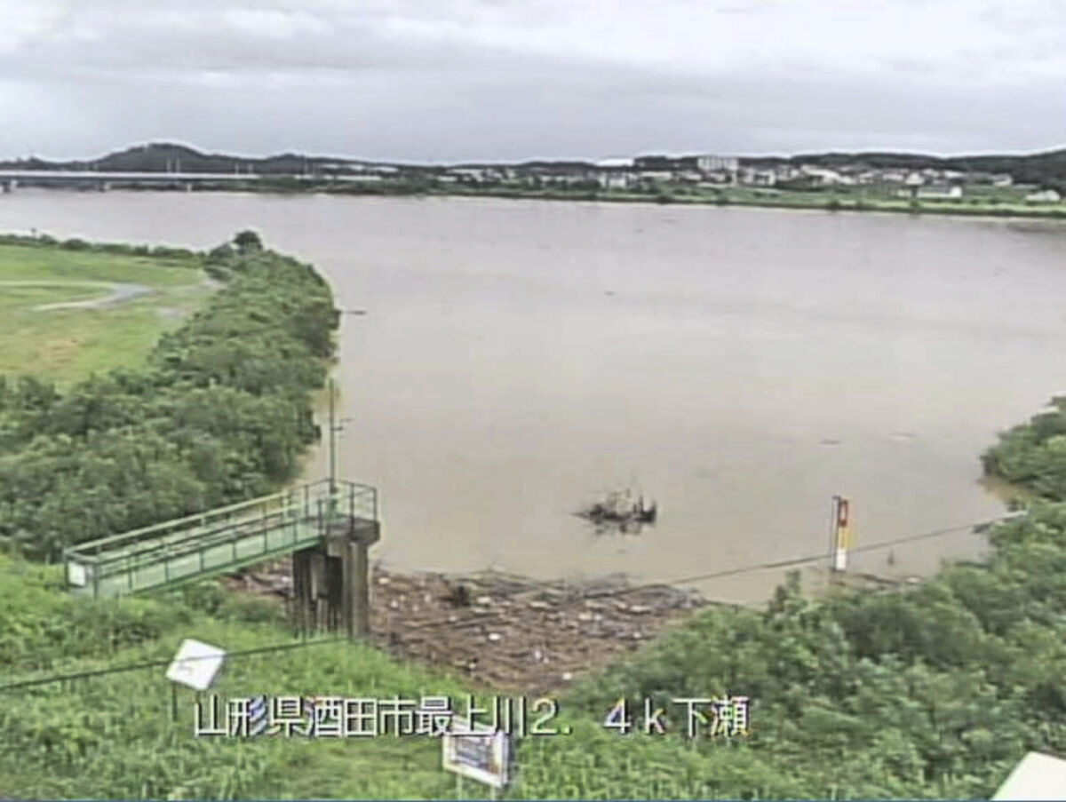 山形県庄内、最上に線状降水帯発生 酒田市などに再び大雨特別警報 | 河北新報オンライン