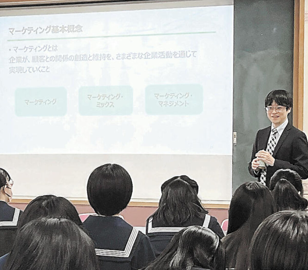 仙台七夕を教材にビジネス学ぶ　仙台・常盤木学園高で経営者が授業＜ほっとタイム＞