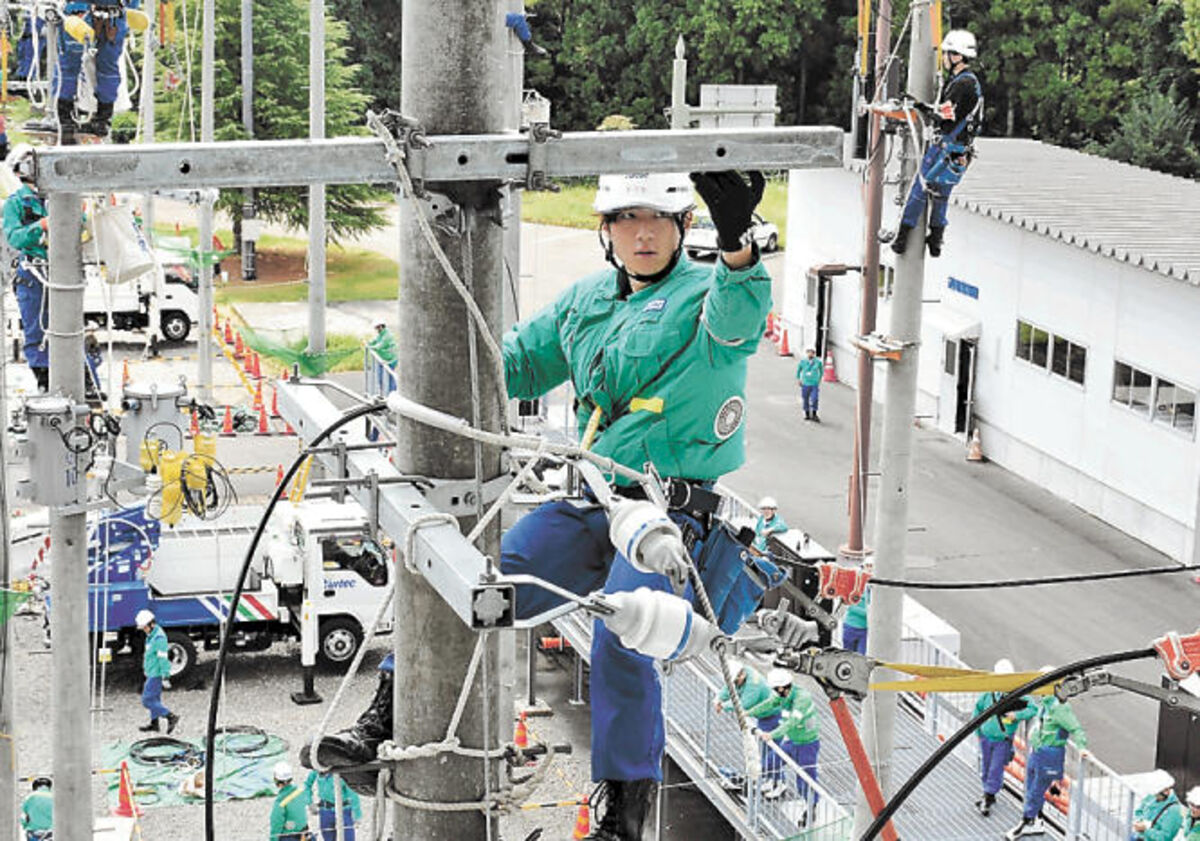 配電部門の新入社員、研修成果披露　ユアテック