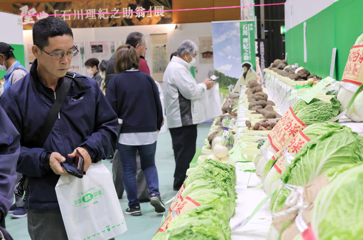 秋田の農産品、出来栄え競う　鹿角で種苗交換会